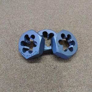 Hexagon Rethreading Die
