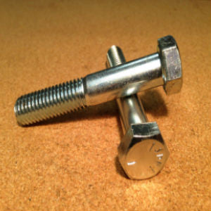 1''-8 Grade 5 Hex Bolt - Zinc Coarse Thread