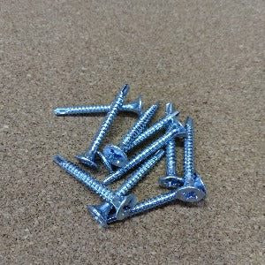 Zinc Plated - Phillips Flat Head Self Drilling Screw