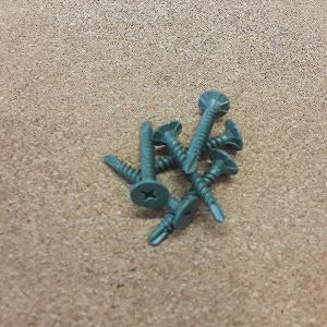 #8 Phillips Wafer Head Cement Board Self Drilling Screw #2 pt. Exterior Coating