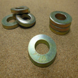 Grade 8 Flat Washer SAE Extra Thick Yellow Zinc