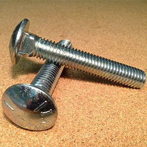 1/2''-13 Carriage Bolt - Grade 2 - Zinc Plated