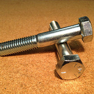 1/2''-13 Grade 5 Hex Bolt - Zinc Coarse Thread