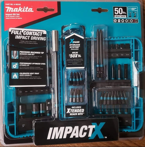 Makita 50pc Impact Bit Set