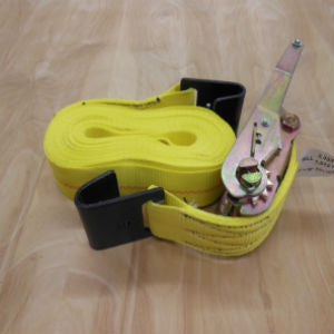 2'' x 27 ft.  Heavy Duty Ratchet Strap w/ Flat Hooks