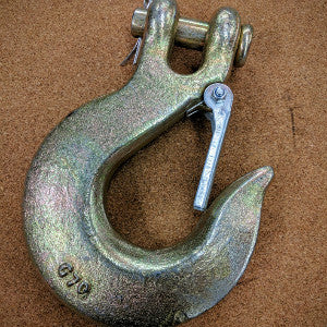 Clevis Safety Slip Hook Grade 70 Yellow Zinc